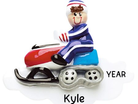 Snowmobile Christmas Ornament Sale