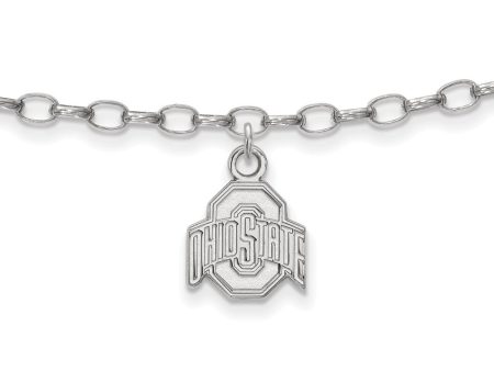 Sterling Silver Ohio State University Anklet, 9 Inch Online