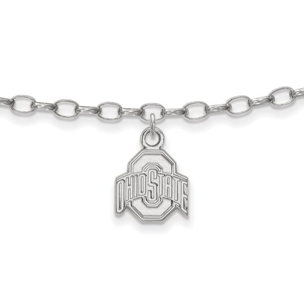 Sterling Silver Ohio State University Anklet, 9 Inch Online