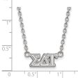 Sterling Silver Sigma Delta Tau Medium Necklace Online Sale