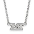 Sterling Silver Sigma Delta Tau Medium Necklace Online Sale