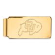 14k Gold Plated Silver U of Colorado Money Clip Supply