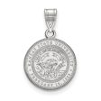 Sterling Silver Kansas State Medium Crest Pendant Online now