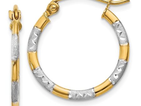 1.5mm, 14k Yellow Gold Round Hoop Earrings, 17mm (5 8 Inch) Online