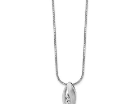 3 Stone Diamond Marquise Necklace in Rhodium Plated Silver, 18-20 Inch Supply