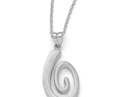 Textured Coil Necklace in Sterling Silver, 17-18.5 Inch Discount