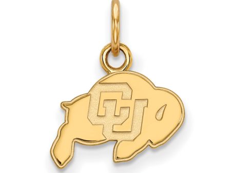 10k Yellow Gold U of Colorado XS (Tiny) Charm or Pendant For Discount