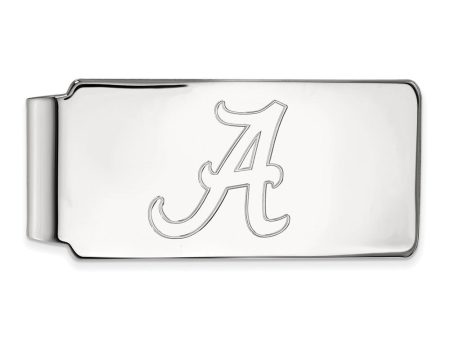 Sterling Silver U of Alabama Money Clip For Discount