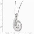 Textured Coil Necklace in Sterling Silver, 17-18.5 Inch Discount