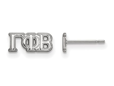 Sterling Silver Gamma Phi Beta XS Greek Post Earrings Supply