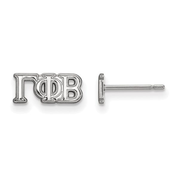 Sterling Silver Gamma Phi Beta XS Greek Post Earrings Supply