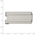 Engravable Stainless Steel Spring Loaded Money Clip Sale