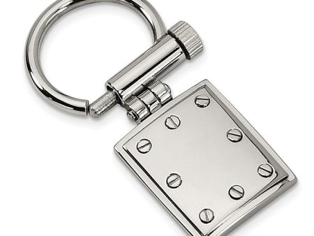 Men s Stainless Steel Screw Key Chain For Cheap