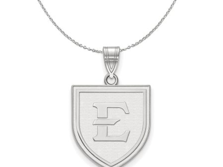 Sterling Silver East Tennessee State Small Pendant Necklace Sale