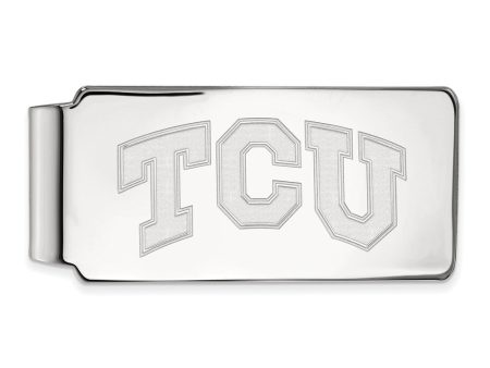 Sterling Silver Texas Christian U Money Clip Online Sale