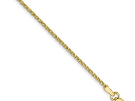 1.5mm 10k Yellow Gold Parisian Wheat Chain Bracelet Online Sale