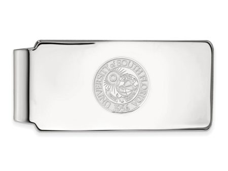 Sterling Silver South Florida Crest Money Clip For Sale