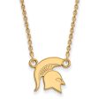 10k Yellow Gold Michigan State Small Pendant Necklace Sale