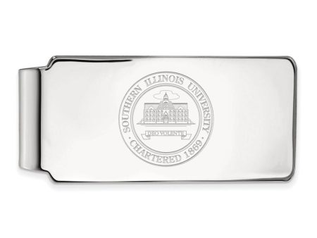 Sterling Silver Southern Illinois U Crest Money Clip Online