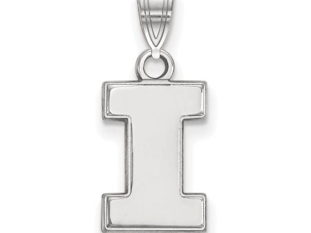 Sterling Silver U. of Illinois Small Initial I Pendant Sale