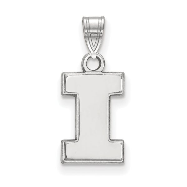 Sterling Silver U. of Illinois Small Initial I Pendant Sale