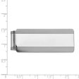 Men s 14k White Gold Striped Edge Fold-Over Money Clip Online