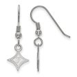 Sterling Silver Furman University XS (Tiny) Dangle Wire Earrings Hot on Sale